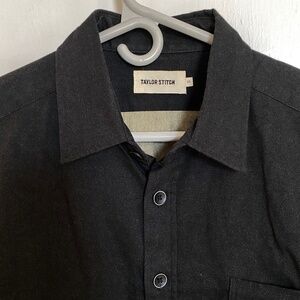 Taylor Stitch - The Mechanic shirt, black canvas, XL
